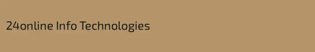 24online Info Technologies